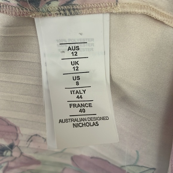 NICHOLAS Floral Pleated Prairie Dress • Size 8 US - Picture 8 of 13